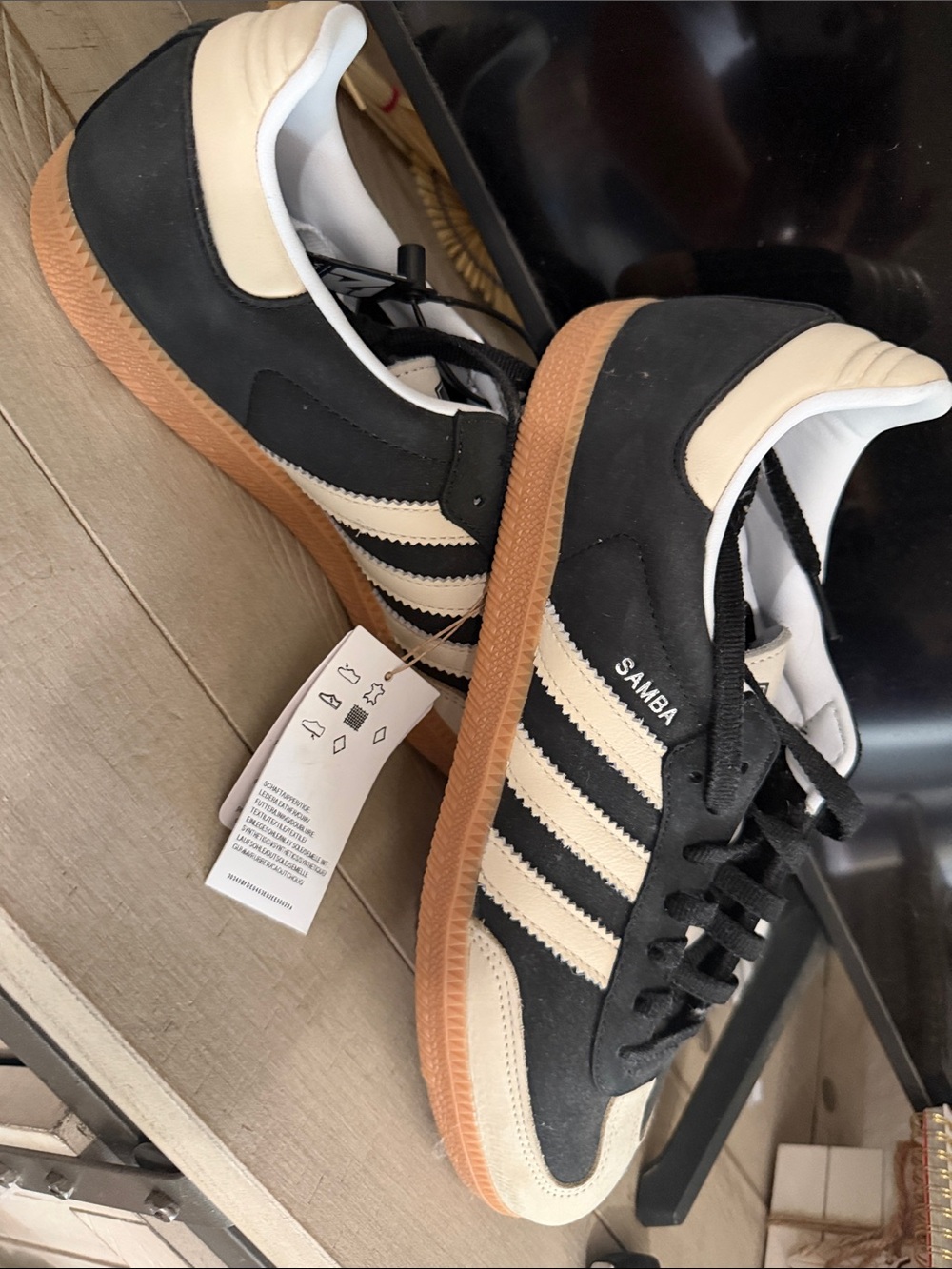 Black and Cream women’s  Athletic Sneakers